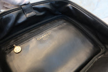 Load image into Gallery viewer, CHANEL CC mark 2WAY vanity Caviar skin Black/Gold hadware Vanity 700100187
