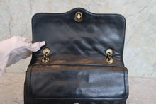 画像をギャラリービューアに読み込む, CHANEL/シャネル パリ限定マトラッセダブルフラップチェーンショルダーバッグ ラムスキン ブラック/ゴールド金具 ショルダーバッグ 800010035