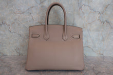 画像をギャラリービューアに読み込む, HERMES/エルメス バーキン30 トリヨンクレマンス トゥルティエールグレー □N刻印 ハンドバッグ 800080066