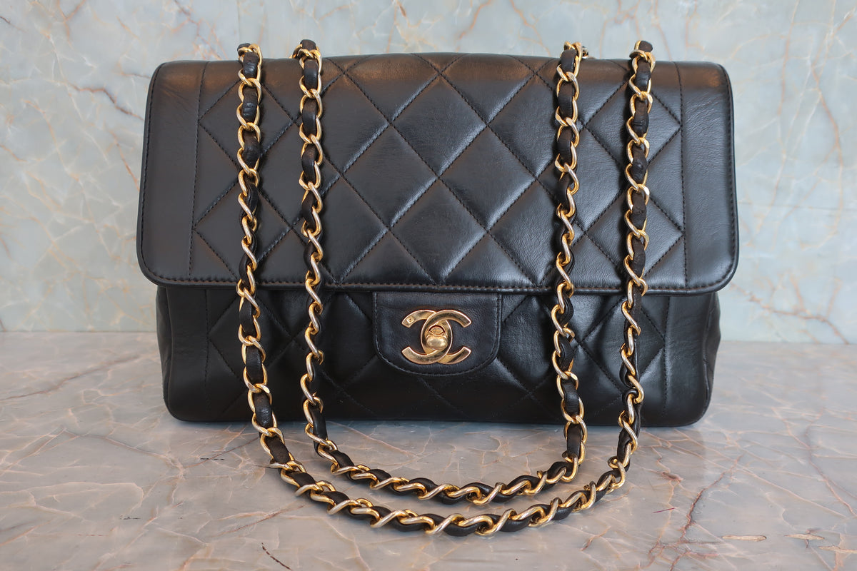 CHANEL/シャネル マトラッセチェーンショルダーバッグ ラムスキン