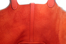 Load image into Gallery viewer, HERMES PICOTIN LOCK PM Clemence leather Rouge pivoine □R Engraving Hand bag 700110169