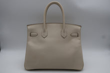 Load image into Gallery viewer, HERMES BIRKIN 30 Epsom leather Craie T Engraving Hand bag 800100002