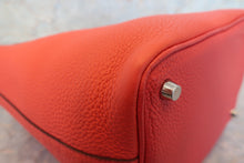 Load image into Gallery viewer, HERMES PICOTIN LOCK PM Clemence leather Rouge pivoine □R Engraving Hand bag 700110169