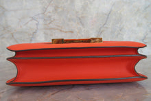 Load image into Gallery viewer, HERMES CONSTANCE3 24 Evercolor leather Orange poppy A Engraving Shoulder bag 700060084