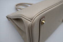 Load image into Gallery viewer, HERMES BIRKIN 30 Epsom leather Craie T Engraving Hand bag 800100002