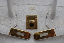 Load image into Gallery viewer, HERMES BIRKIN 30 Epsom leather Craie T Engraving Hand bag 800100002