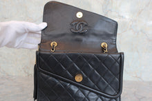 画像をギャラリービューアに読み込む, CHANEL/シャネル マトラッセフリンジチェーンショルダーバッグ ラムスキン ブラック/ゴールド金具 ショルダーバッグ 800060211
