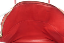 Load image into Gallery viewer, HERMES BOLIDE 35 Clemence leather Rouge vif ○Y Engraving Shoulder bag 800090246