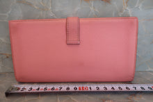 Load image into Gallery viewer, HERMES  Bearn Soufflet Epsom leather Rose confetti T Engraving Wallet 700060153