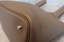 將圖片載入圖庫檢視器 HERMES/エルメス ピコタンロックMM トリヨンクレマンス エトゥープ Y刻印 ハンドバッグ 700120034