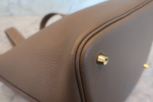 將圖片載入圖庫檢視器 HERMES/エルメス ピコタンロックMM トリヨンクレマンス エトゥープ Y刻印 ハンドバッグ 700120034
