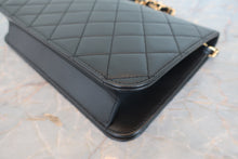 画像をギャラリービューアに読み込む, CHANEL/シャネル マトラッセプッシュロックチェーンショルダーバッグ ラムスキン ブラック/ゴールド金具 ショルダーバッグ 800070020