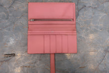 Load image into Gallery viewer, HERMES  Bearn Soufflet Epsom leather Rose confetti T Engraving Wallet 700060153