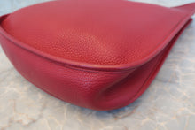 将图片加载到图库查看器,HERMES EVELYNE1 GM Clemence leather Rouge vif □F刻印 Shoulder bag 700120044