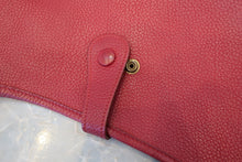 将图片加载到图库查看器,HERMES EVELYNE1 GM Clemence leather Rouge vif □F刻印 Shoulder bag 700120044