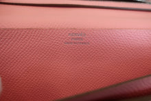 Load image into Gallery viewer, HERMES  Bearn Soufflet Epsom leather Rose confetti T Engraving Wallet 700060153