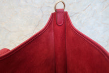 将图片加载到图库查看器,HERMES EVELYNE1 GM Clemence leather Rouge vif □F刻印 Shoulder bag 700120044