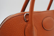 将图片加载到图库查看器,HERMES BOLIDE 31 Clemence leather Orange □J刻印 Shoulder bag 800090161