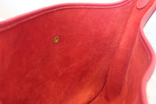 将图片加载到图库查看器,HERMES EVELYNE1 GM Clemence leather Rouge vif □F刻印 Shoulder bag 700120044
