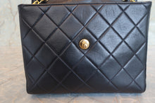 画像をギャラリービューアに読み込む, CHANEL/シャネル マトラッセチェーンショルダーバッグ ネイビー/ゴールド金具 ラムスキン ショルダーバッグ 800010057