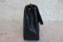 Load image into Gallery viewer, CHANEL Mini Matelasse single flap chain shoulder bag Lambskin Black/Gold hadware Shoulder bag 800020110