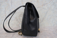 Load image into Gallery viewer, CHANEL CC Chain back pack Caviar skin Black/Gold hadware Back pack 700120041