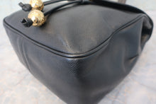 Load image into Gallery viewer, CHANEL CC Chain back pack Caviar skin Black/Gold hadware Back pack 700120041