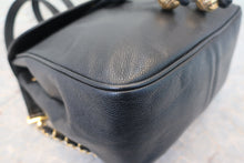 Load image into Gallery viewer, CHANEL CC Chain back pack Caviar skin Black/Gold hadware Back pack 700120041