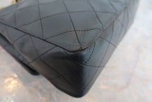 Load image into Gallery viewer, CHANEL Mini Matelasse single flap chain shoulder bag Lambskin Black/Gold hadware Shoulder bag 800020110