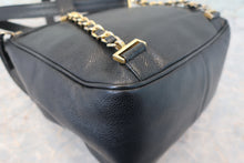 Load image into Gallery viewer, CHANEL CC Chain back pack Caviar skin Black/Gold hadware Back pack 700120041
