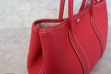 将图片加载到图库查看器,HERMES GARDEN PARTY TPM Negonda leather Rouge casaque □Q刻印 Tote bag 700100209