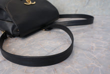 Load image into Gallery viewer, CHANEL CC Chain back pack Caviar skin Black/Gold hadware Back pack 700120041