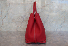 将图片加载到图库查看器,HERMES GARDEN PARTY TPM Negonda leather Rouge casaque □Q刻印 Tote bag 700100209