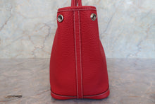 将图片加载到图库查看器,HERMES GARDEN PARTY TPM Negonda leather Rouge casaque □Q刻印 Tote bag 700100209
