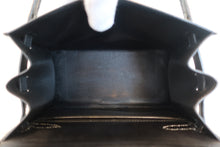 将图片加载到图库查看器,HERMES MINI KELLY 20 Box carf leather Black 〇S刻印 Shoulder bag 800050094