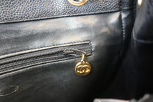 Load image into Gallery viewer, CHANEL CC Chain back pack Caviar skin Black/Gold hadware Back pack 700120041