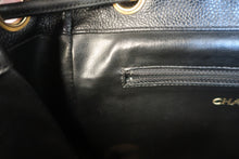 Load image into Gallery viewer, CHANEL CC Chain back pack Caviar skin Black/Gold hadware Back pack 700120041