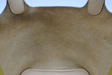 Load image into Gallery viewer, HERMES PICOTIN LOCK CASAQUE PM Clemence leather Lime/Nata Y Engraving Hand bag 800090200