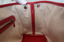 将图片加载到图库查看器,HERMES GARDEN PARTY TPM Negonda leather Rouge casaque □Q刻印 Tote bag 700100209