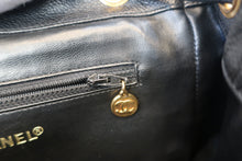 Load image into Gallery viewer, CHANEL CC Chain back pack Caviar skin Black/Gold hadware Back pack 700120041