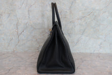 画像をギャラリービューアに読み込む, HERMES/エルメス バーキン35 フィヨルド ブラック 〇Z刻印 ハンドバッグ 700080047