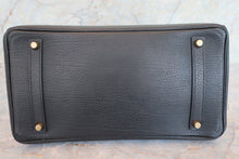 画像をギャラリービューアに読み込む, HERMES/エルメス バーキン35 フィヨルド ブラック 〇Z刻印 ハンドバッグ 700080047