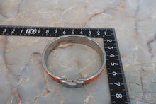 將圖片載入圖庫檢視器 HERMES/エルメス クリックアッシュ 銀メッキ シルバー/オレンジ バングル 27120312