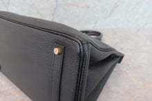 画像をギャラリービューアに読み込む, HERMES/エルメス バーキン35 フィヨルド ブラック 〇Z刻印 ハンドバッグ 700080047