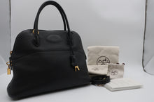Load image into Gallery viewer, HERMES BOLIDE 31 Clemence leather Black A Engraving Shoulder bag 800090152