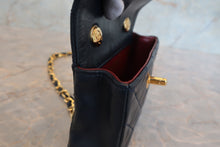 画像をギャラリービューアに読み込む, CHANEL/シャネル ミニマトラッセチェーンショルダーバッグ ラムスキン ネイビー/ゴールド金具 ショルダーバッグ 800010028