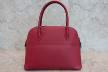 将图片加载到图库查看器,HERMES/BOLIDE 27 Epsom leather Rouge grenet X刻印 Shoulder bag 800050104