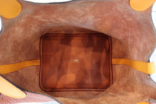 Load image into Gallery viewer, HERMES PICOTIN LOCK TOUCH MM Clemence leather/Swift leather Cuivre/Jaune d'or X Engraving Hand bag 700090134