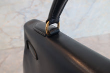 将图片加载到图库查看器,HERMES KELLY 32 Box carf leather Navy ○W刻印 Shoulder bag 700100146