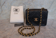 画像をギャラリービューアに読み込む, CHANEL/シャネル ミニマトラッセシングルフラップチェーンショルダーバッグ ラムスキン ブラック/ゴールド金具 ショルダーバッグ 800010052